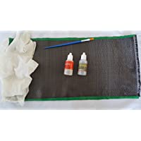 Kit REPARACION DE Fibra DE Carbono 40X20CMS. (Pala DE Padel- Bicicletas- Surf. CAÑA DE Pescar) Carbon Repair Kit + Resin…